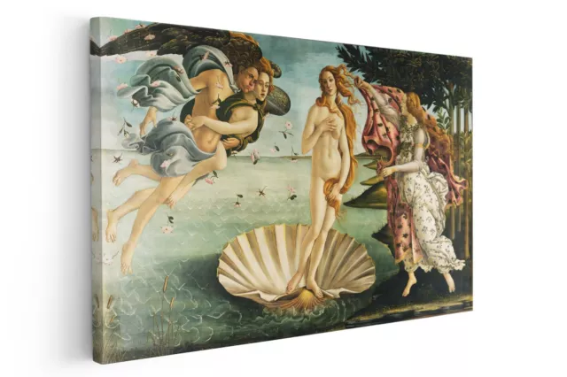 Quadro Canvas La Nascita di Venere Botticelli Opera d'arte stampa su tela