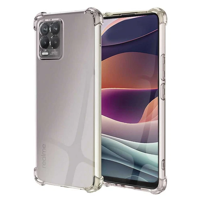 TPU Gel Schutz Hulle Verstarkten Ecken Stossfeste Cover Klar fur Realme 8/8 Pro