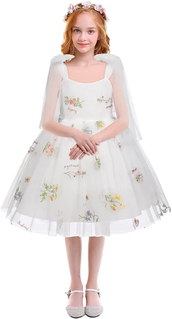 Tutu De Danse Classique Pour Fille - Robe Fleurie Princesse Fête - Neuf Avec étiquettes