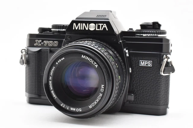 New X-700 ＋　MDロッコール50mmF1.7 Minolta New X-700 SLR Film Camera + MD Rokkor 50mm f1.7 Lens