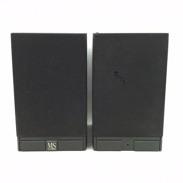 MORDAUNT-SHORT MS 3.10 BookShelf Speakers TESTED Black TESTED 2-Way 15