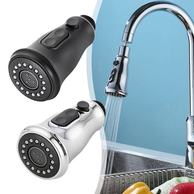 TÊTE DE PULVÉRISATION extractible matériau ABS noir pour robinet de cuisine i EUR 9,01 - FR