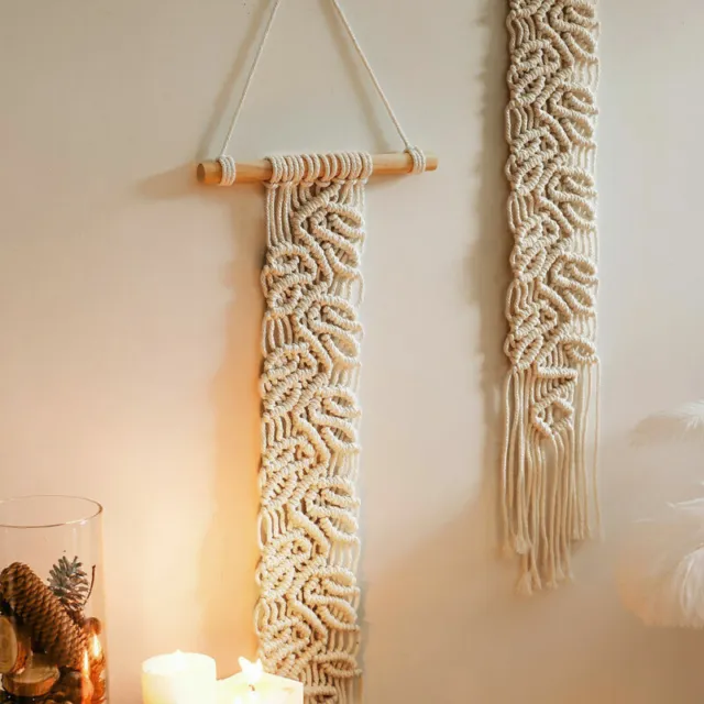 Tapisserie Wandbehang Deko Boho Quaste Makramee Gewebte Handgemachte Wandteppich