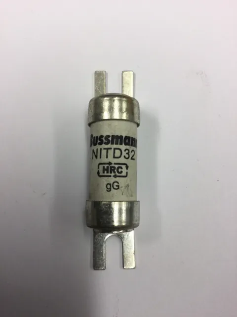 Bussmann NITD32 gG 32 Amp 550V 80kA Industrial HRC Fuse Link Cartridge