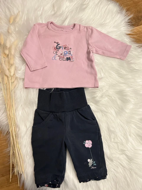 S.Oliver Mädchen Set Gr 50/56 Neugeborenen Paket Bekleidungspaket Hose Shirt