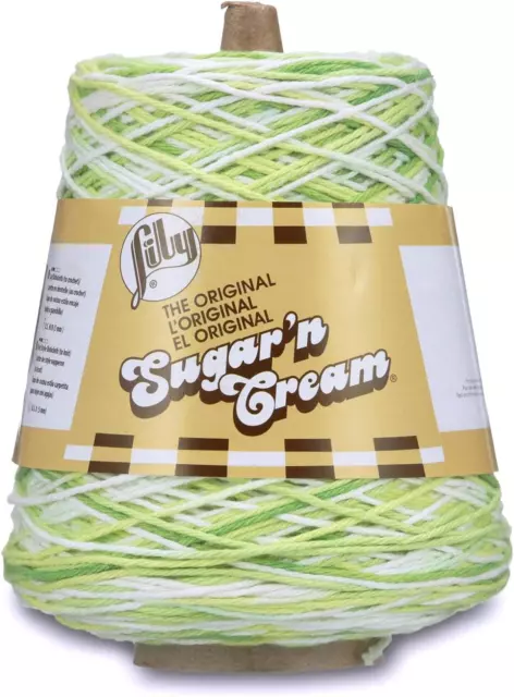 Lily Sugar 'n Cream Cotton Yarn Light Blue 00026 Crochet Knit Fast Shipping