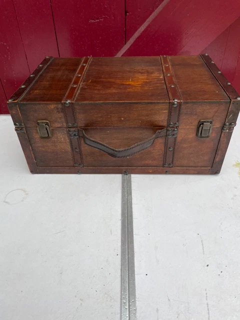 PETITE VALISE EN bois Vintage De Voyage L40 x25 p17 EUR 20,00