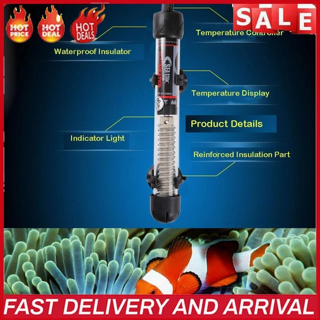 Calentadores de agua sumergibles para tanque de peces de ajuste automático para acuario
