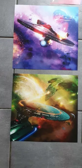 Star Trek 5 no artprints .enterprise ncc1701  defiant,voyager galaxy class 2