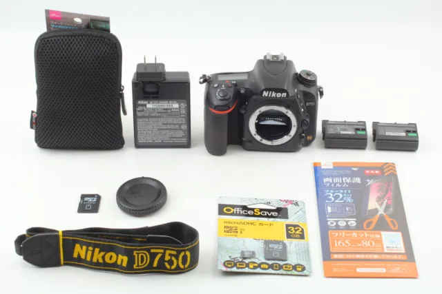 [Near MINT +++ / Strap] Nikon D750 24.3 MP Digital SLR Camera Body From JAPAN 2