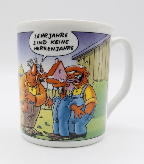 WERNER BRÖSEL 🦊BECHER Tasse Lehrjahre sind keine Herrenjahre Sammelbecher EUR 30,85 PicClick DE