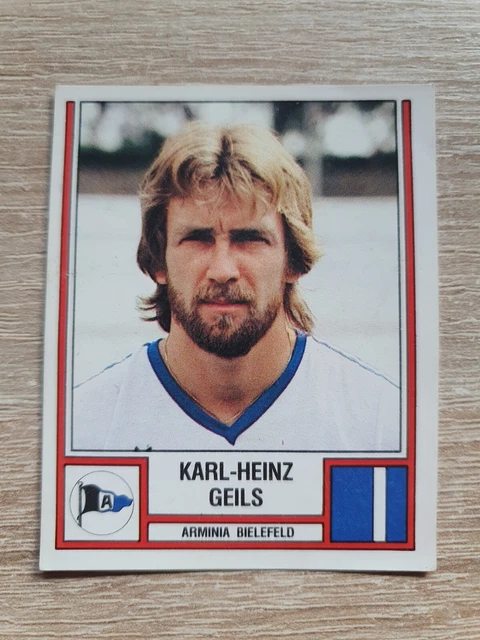 Panini Bundesliga 1981 - Sticker Pailleté Karl-Heinz Rummenigge - Non Collé - Très Bon état