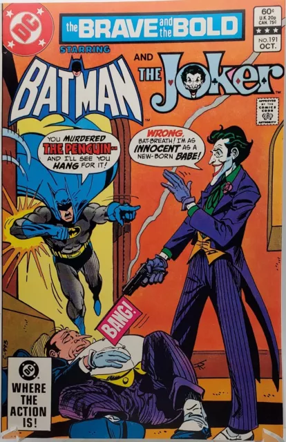 BRAVE AND THE BOLD #191 (1982) Batman, Joker, Penguin NM- or NM