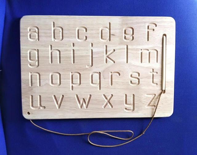 EDUCATIONAL TRACING WOODEN Board for Kids | Handwriting, Learning ...