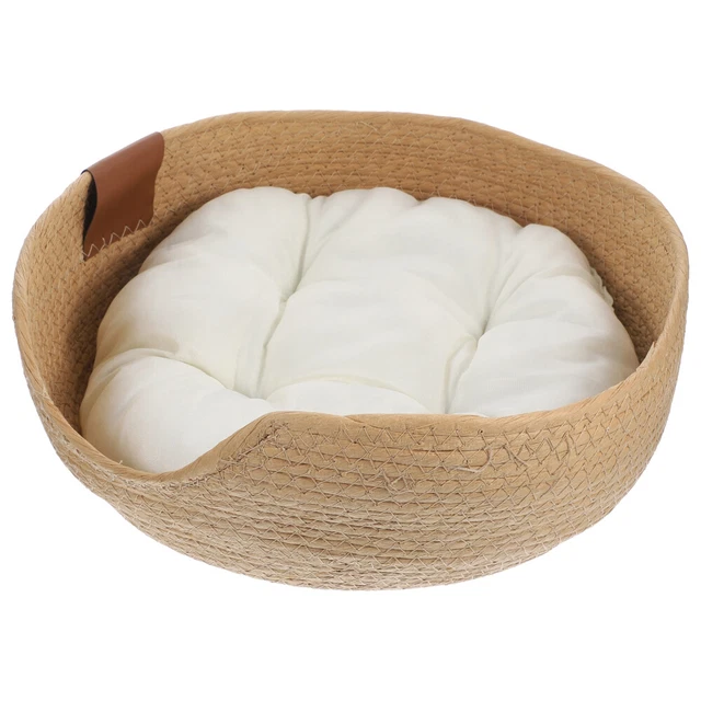 Household Universal Breathable Lightweight Half Closed Cat Sleeping Bed