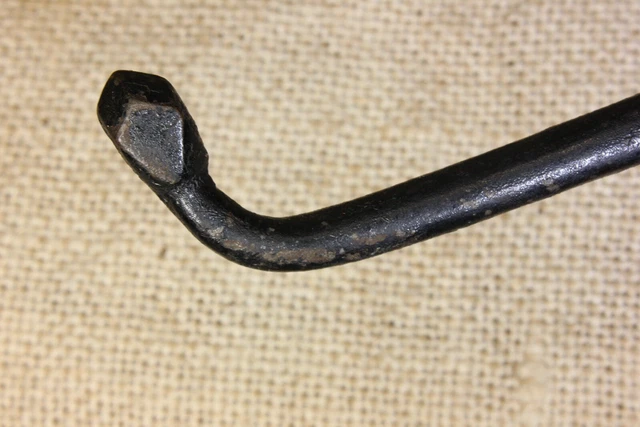 Old Single Coat Screw In Hook Diamond Tip School Farmhouse Iron Vintage 1880’s 7