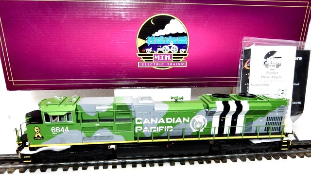 MTH Premier Canadian Pacific Military-Green-SD70ACe Diesel w Protosound 3.0-New-