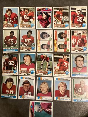 VINTAGE ST. LOUIS CARDINALS 1970s Topps 21 Card Lot Dierdorf Dobler