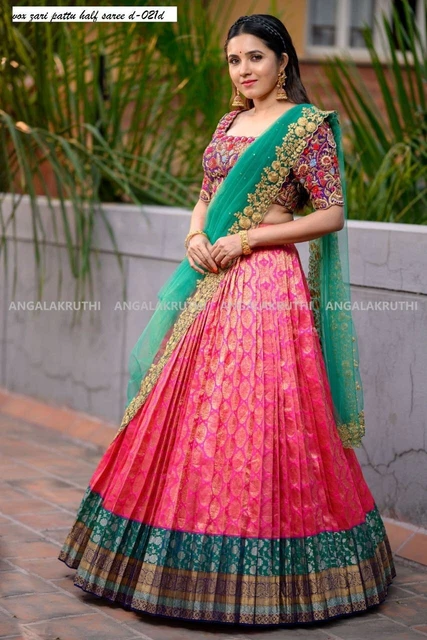 New Indian Wedding Lehenga Choli New Party Wear Bollywood Designer Half Saree