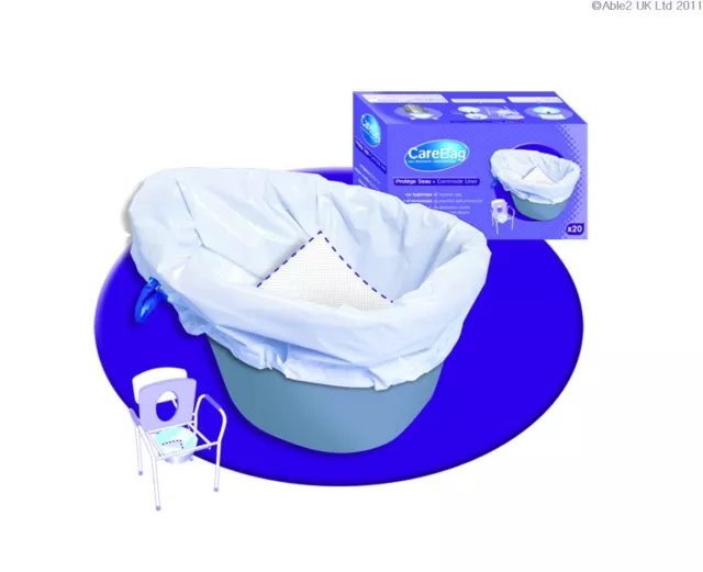 CareBag® Commode Liner - 1 x 20 bags