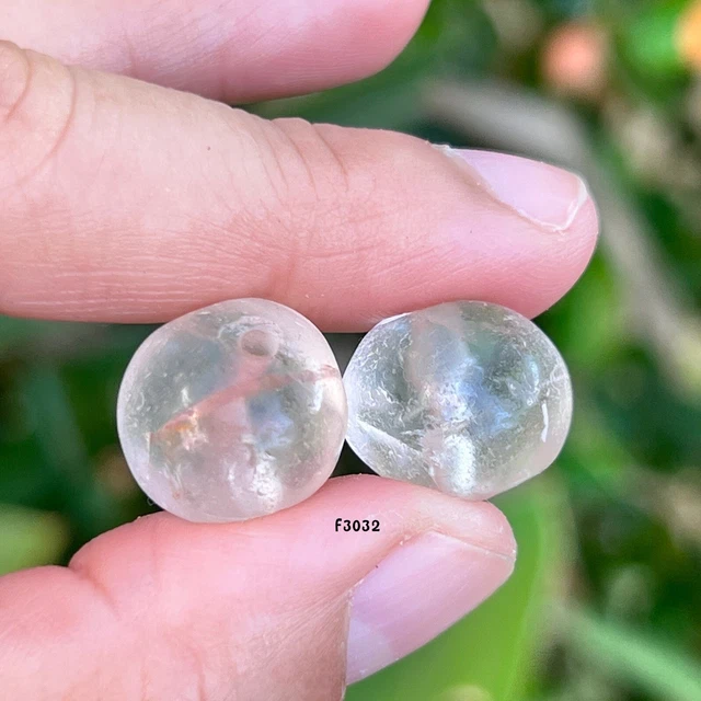 Ancient Pyu Quartz Crystal Beads 15.5-15 mm #F3032
