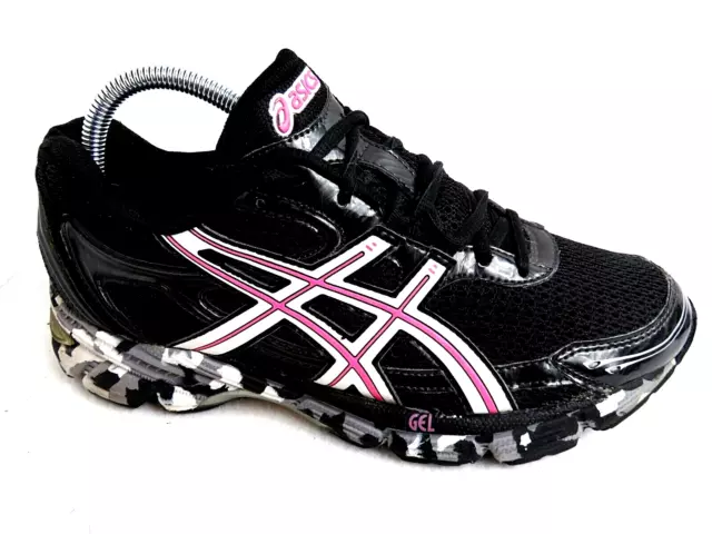 Asics Sneaker Womens Size 8.5 Gel Enhance Duomax Running Shoes Camo T27BQ Black