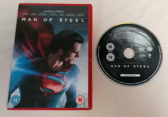 DVD - Superman Man Of Steel JLA Film Cert 12 PAL DC Comics Warner Bros 2013 R2