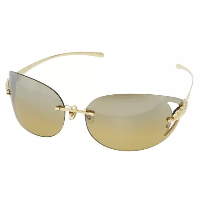 Cartier Rimless Silver Sunglasses for Men for sale | eBay