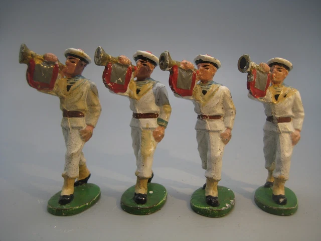ENSEMBLE DE 7 PIECES DE SOLDATS EN QUIRALU MILITAIRE CHASSEURS ALPINS