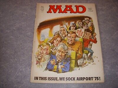 MAD Magazine #176, JULY 1975, AIRPORT '75 Cover, THE LONGEST YARD, BURIAL AT SEA