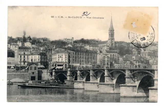 C13982 - Une Carte Postale Ancienne - ST-CLOUD - Vue Générale