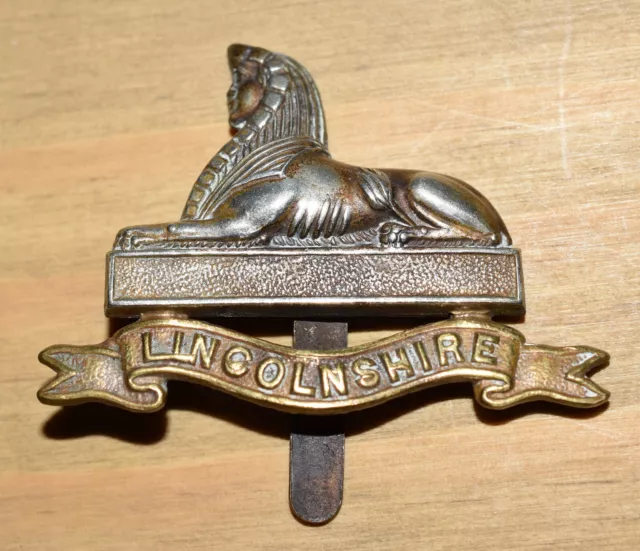 BRITISH ARMY 4TH & 5th Territorial Battalions Lincolnshire Regiment cap ...