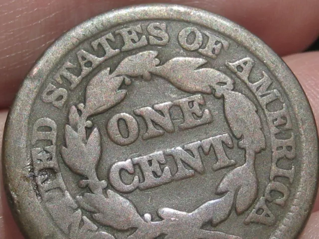 1848 Braided Hair Large Cent Penny- Good Details