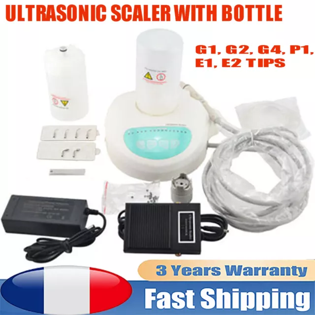 Détartreur Dentaire Ultrasonique Piezo Scaler tips Handpiece Water Bottle f/ EMS