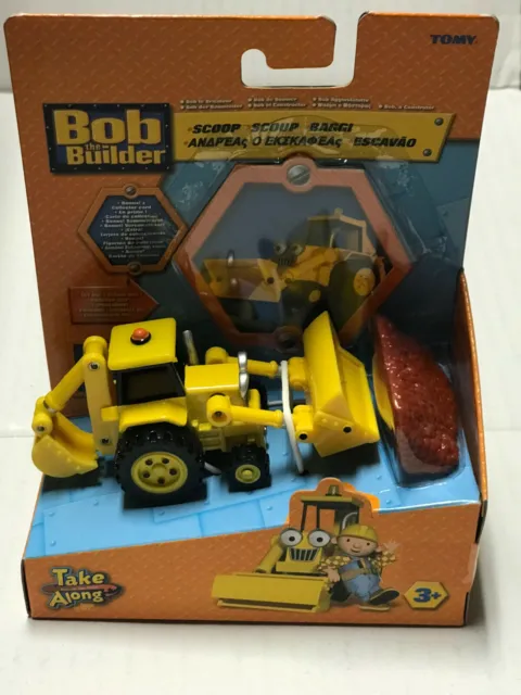 Bob the Builder Take Along SCOOP die-cast vehicle by TOMY - LC65106 - New & Rare