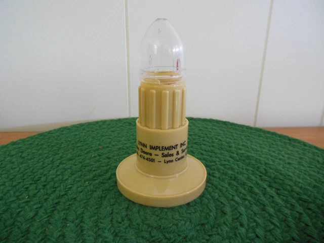 Vintage John Deere Dealer Advertising Night Light - Lynn Implement Inc.