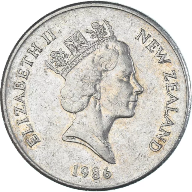 [#1340272] Coin, New Zealand, 20 Cents, 1986