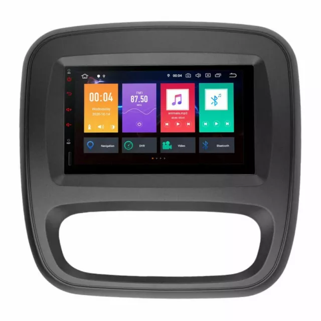 Voiture Radio pour Fiat Talento Nissan NV300 Android 10.0 Sans Carplay BT DAB 7