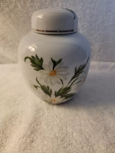 Lefton China Daisy Ginger Jar