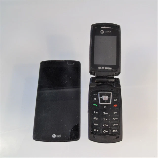 Samsung LG ATT Metro PCS Cell Phones Lot of 2 Working Condition or Parts