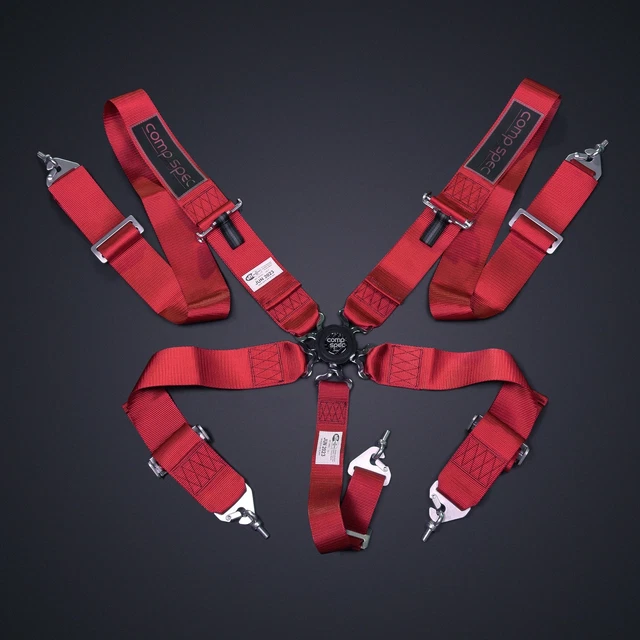 DND Performance Interior Comp Spec SFI Racing Harness Red (CSRH-RD)