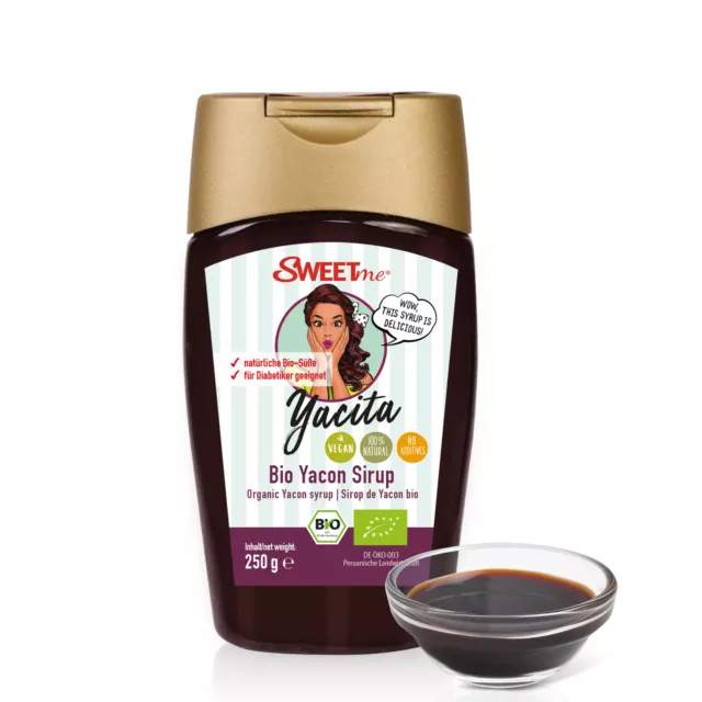 Sciroppo Yacon 250 g Yacita dolcezza naturale dalla radice di Yacon sostituto dello zucchero