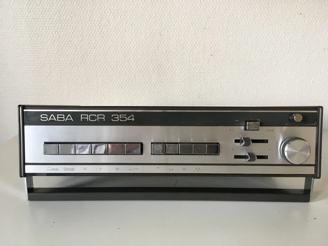 Radio Cassette SABA RCR 354 + 1 cassette offerte/ GOOD CONDITION / FULLY WORKING 2