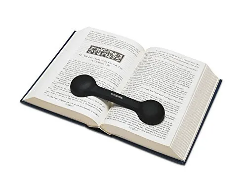 Bookmark/Weight-Page Holder-Holds Books Open and in Place-Black-by