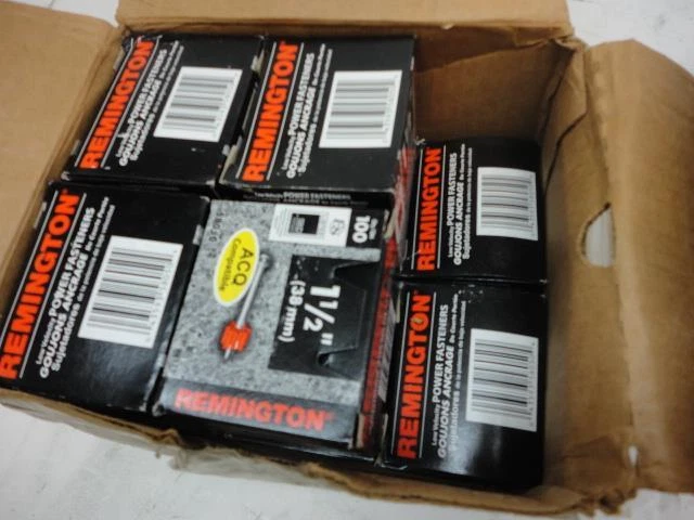 New Pack Of 9 Remington 1-1/2 Power Fasteners 100 Per Case 58050 R27