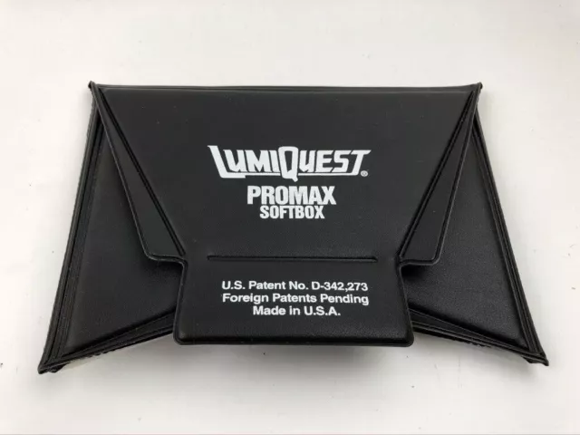 Lumiquest Promax Soft Box Flash Diffuser Photography Black Color