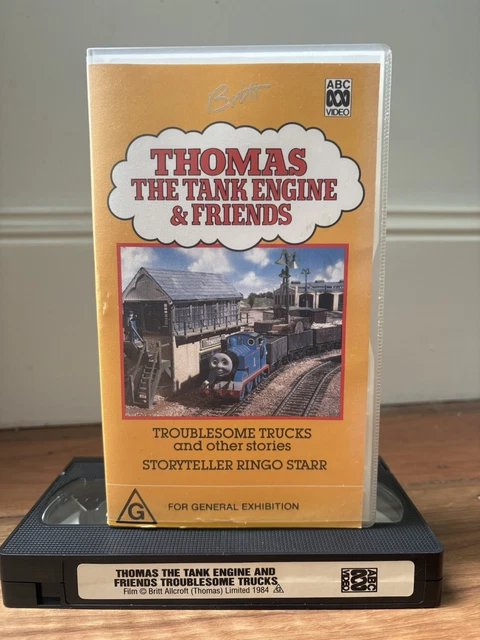 THOMAS THE TANK Engine Troublesome Trucks VHS Thomas & Friends Vintage ...