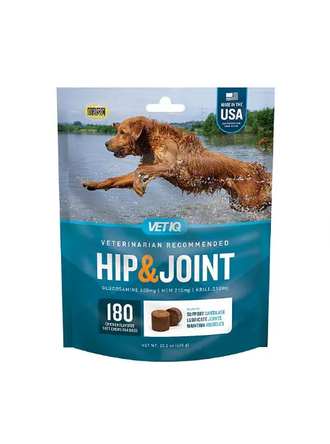 VetIQ Maximum Strength Hip and Joint Chews Supplement for Dogs {180 ct}