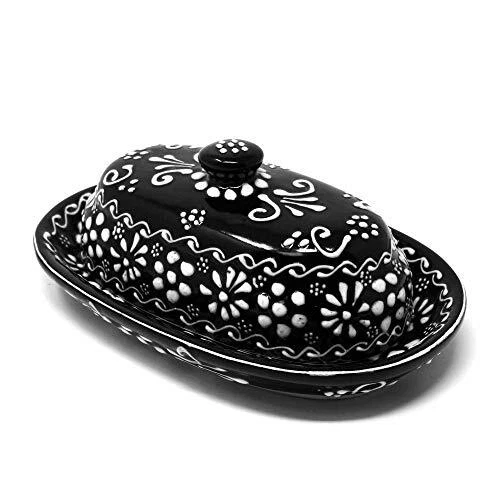 Global Crafts Encantada Handmade Hand-Painted Authentic Mexican Pottery Butte...