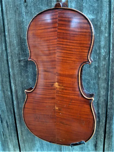 Sehr alte 4/4 Geige mit Zt. "J.H.Z(IMMERMANN)" ~ 1890 - Very old violin